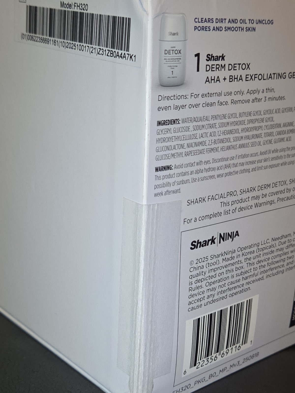 Shark Facial Pro Glow Extract, Hydrate & Depuff At Home For A Radiant Glow – New