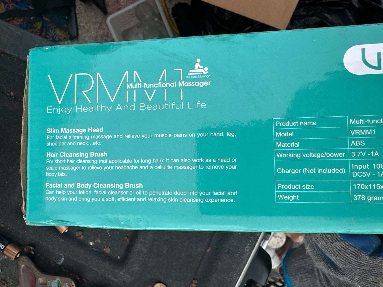 VOYOR VRMM1 Multi-functional Massager and Facial Cleansing Brush
