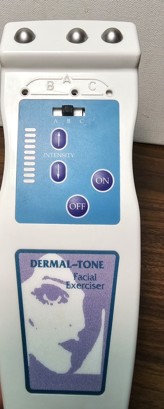 Genuine Original Dermal-Tone Facial Exerciser Treatment Tested NO AC ADAPTER
