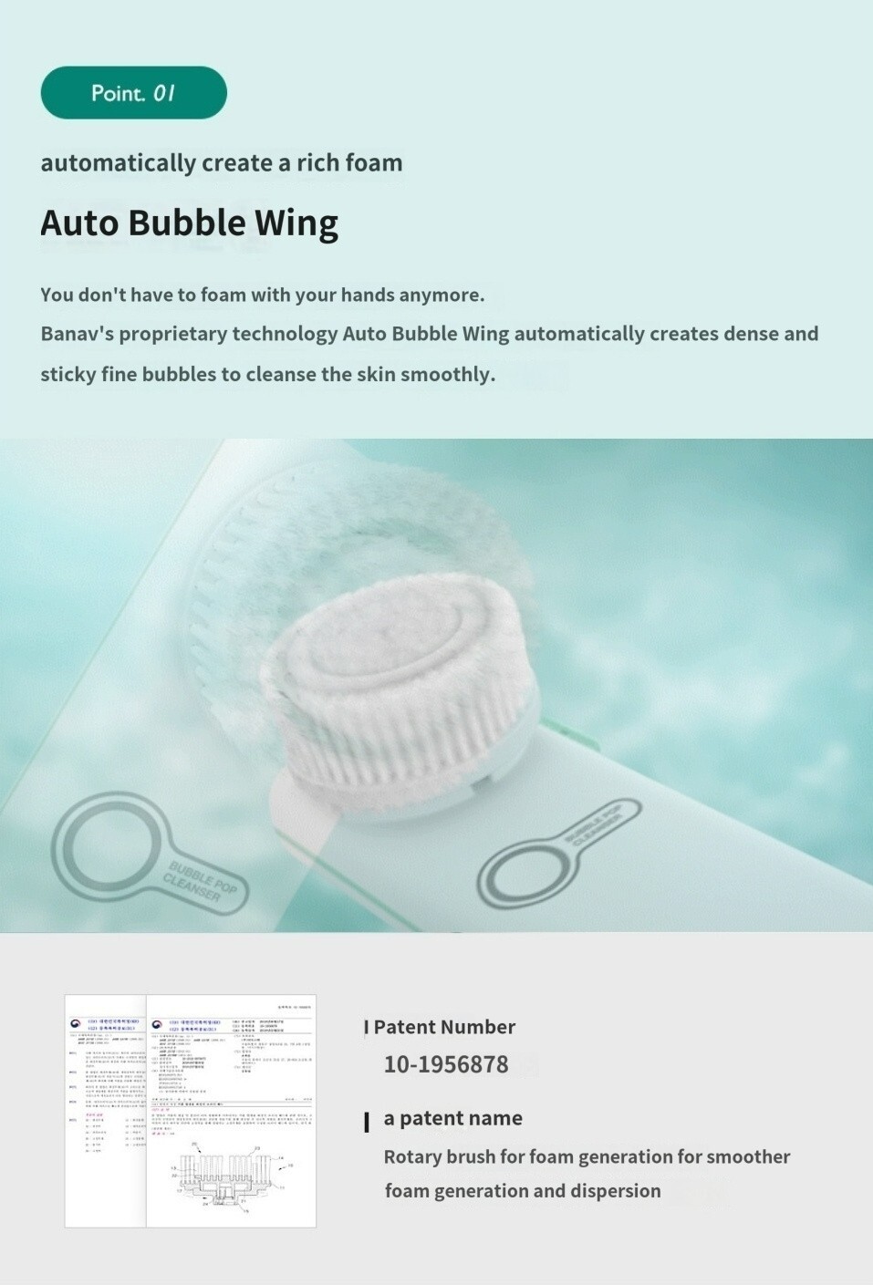 VANAV BUBBLE POP CLEANSER Deep Cleansing Device K Beauty