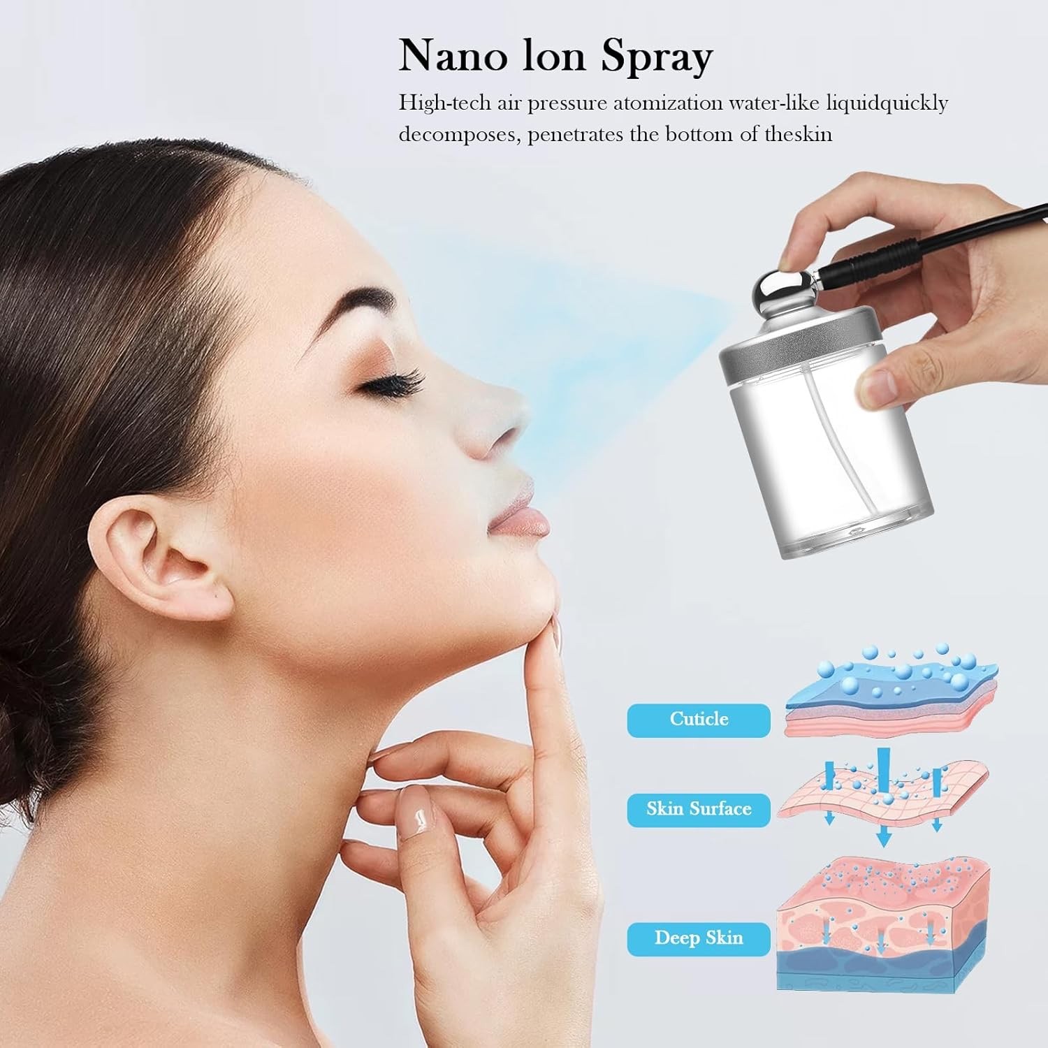 Water Oxygen Jet Beauty Machine Multifunctional Vacuum Machine Deep Clean Hydro