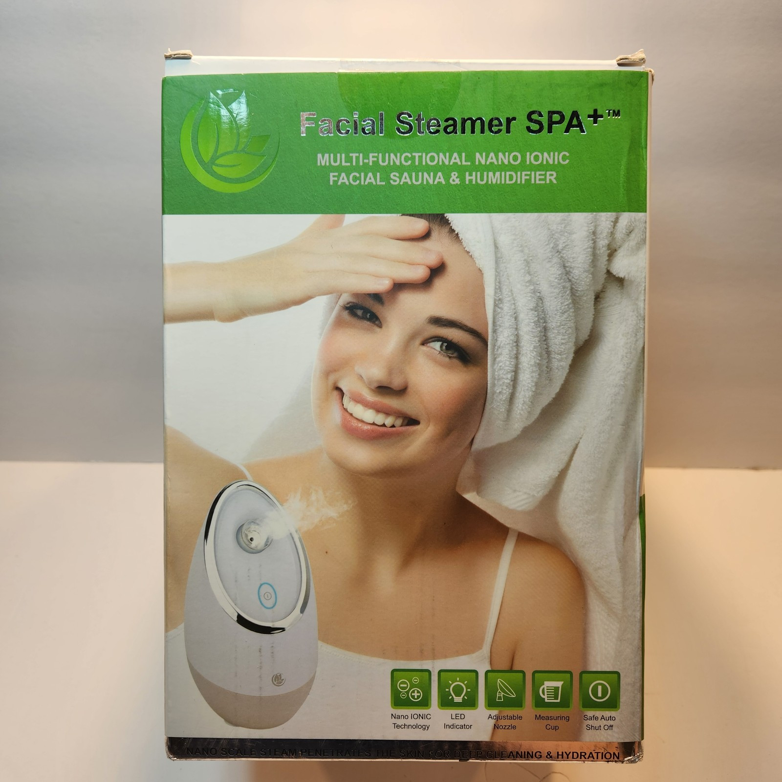 Facial Steamer Spa+ Nano Ionic Facial Sauna Humidifier Electric