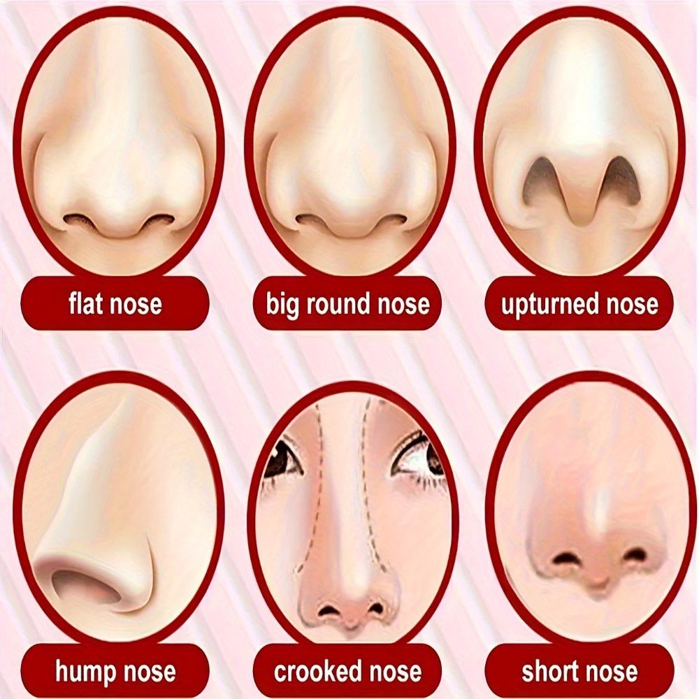 2 Transparent Nose Correctors – Lifting Tools,Painless,Portable for Daily Beauty