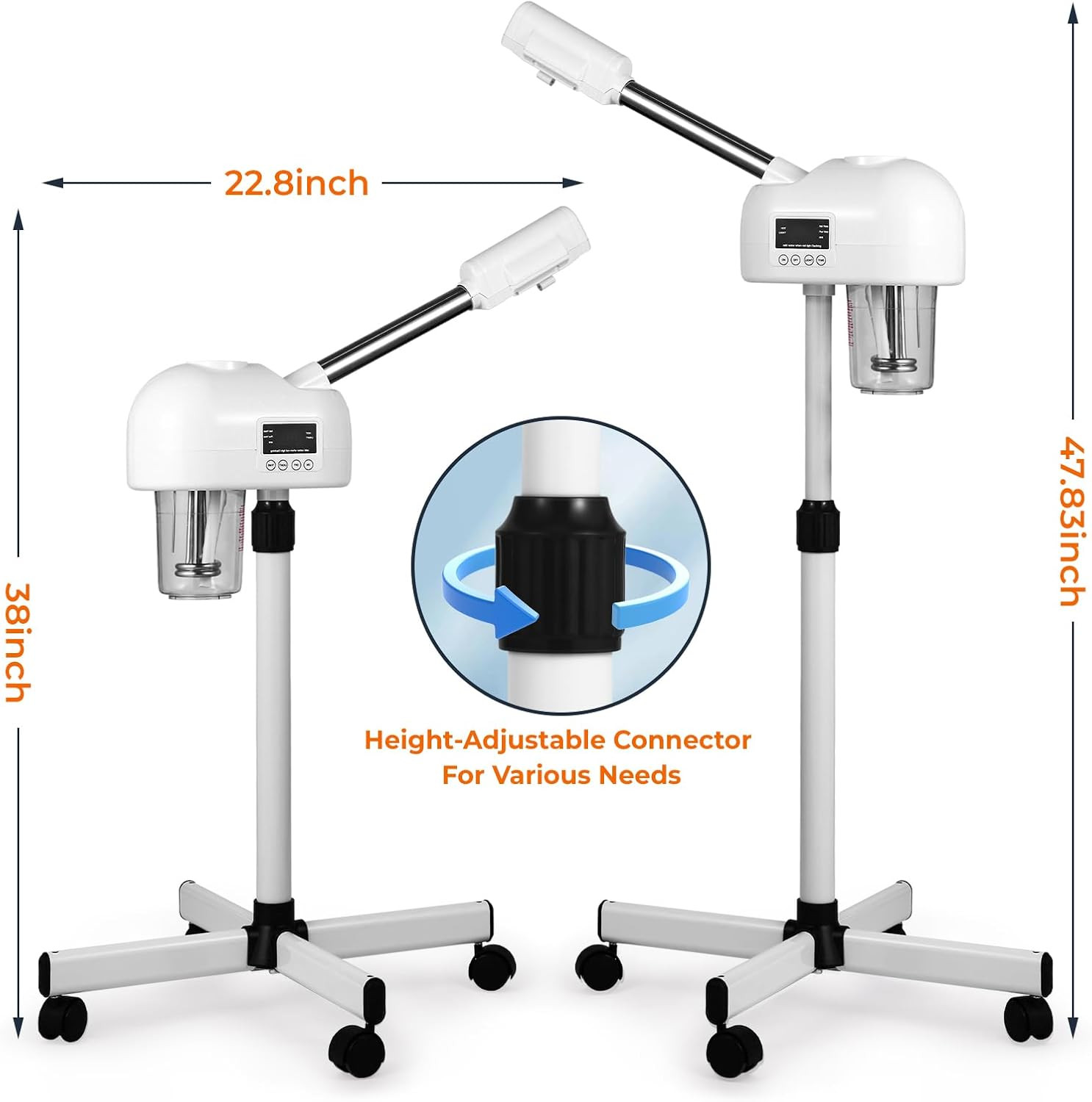 Professional Facial Steamer for Estheticians, Hot Mist & Timer Function, Vaporiz