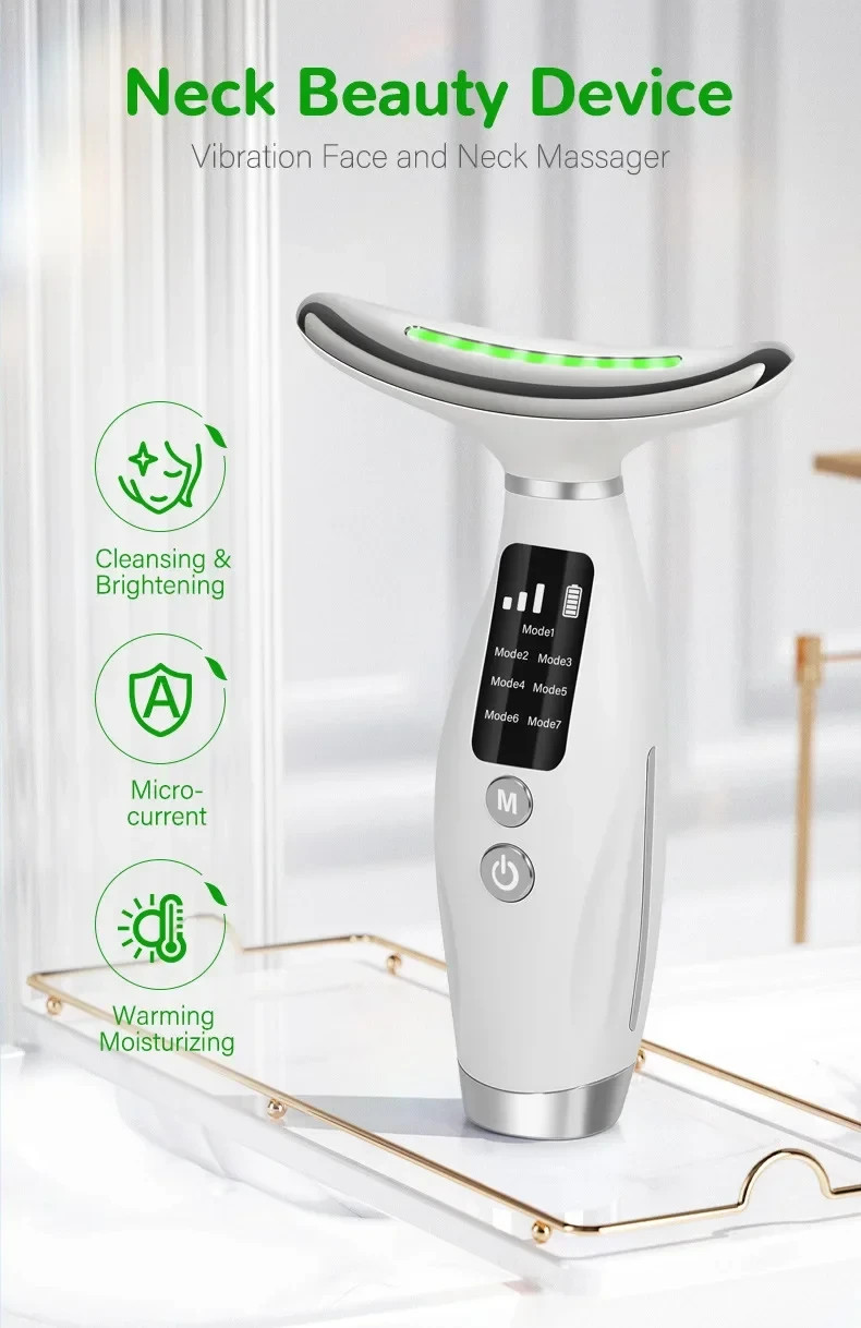 LED Microcurrent Facial Skin Tightening Lifting Device Face Neck Beauty Machine