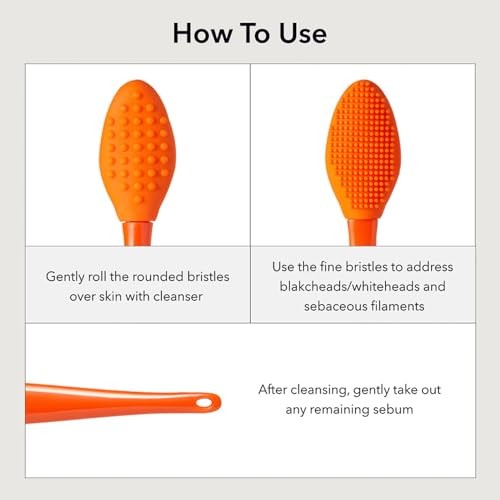Pore Cleansing Facial Silicone Brush | for Blackheads Removal & Face Scrubber