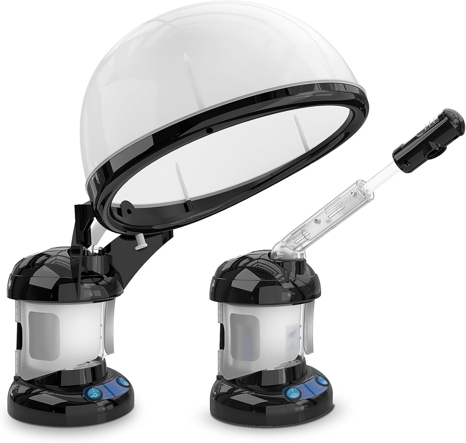 2-in-1 Hair & Facial Steamer with Auto-Off – Safe, Effective for All Skin Types