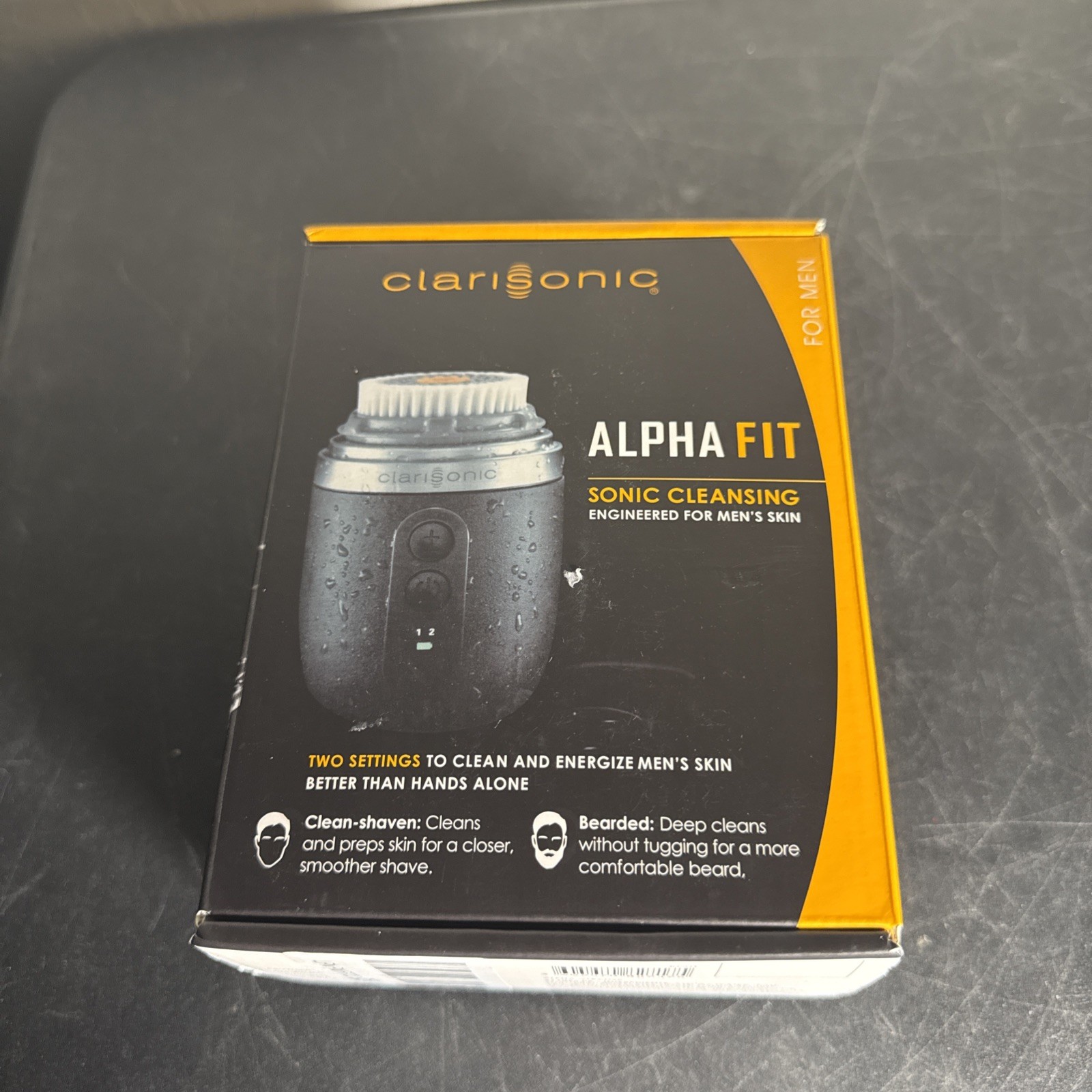 Clarisonic S1716501 Men’s Alpha Fit Sonic Skin Cleansing System – Gray READ READ