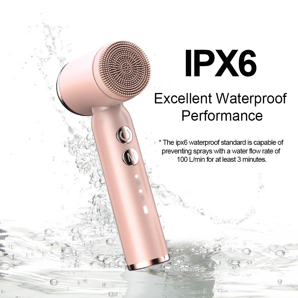 Multi-Functional Facial Cleaning Brush ABS Stainless Waterproof Pore Cleaner