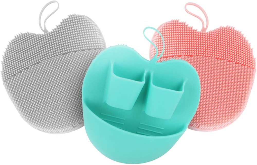 INNERNEED 3 Pack Soft Silicone Face Cleansing Brush
