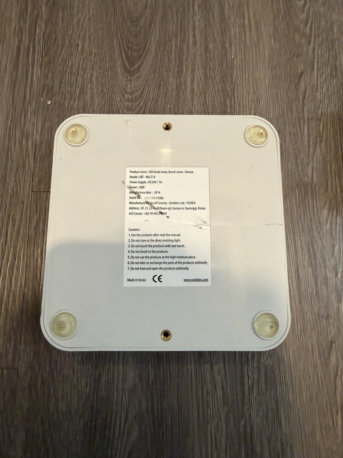 Deesse PRO LED Light Therapy Mask – SBT-MLLT13 – TESTED WORKING
