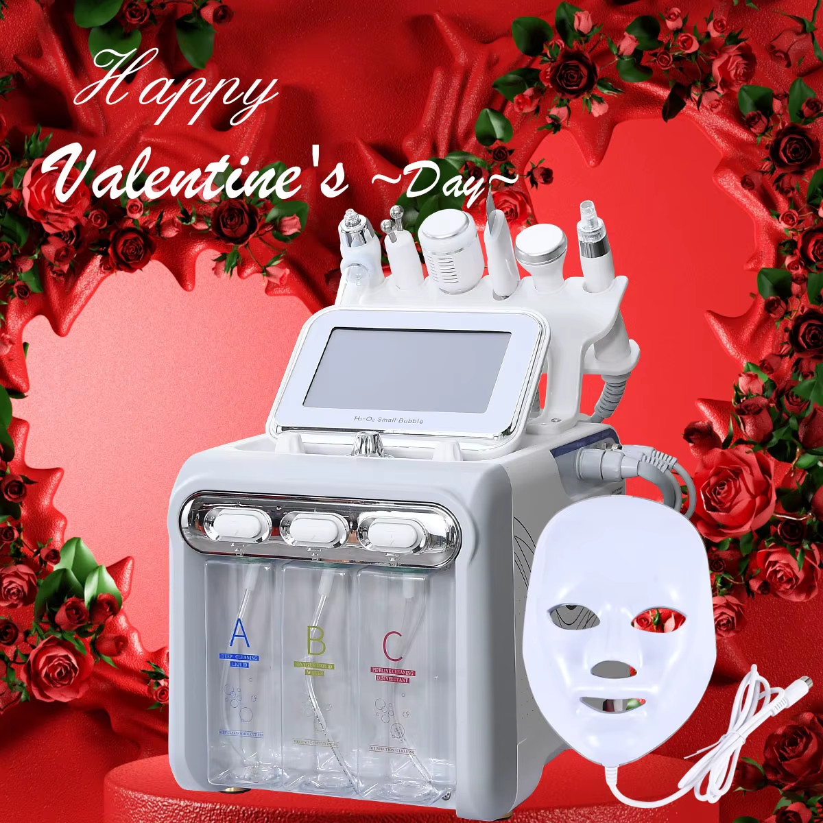7 in 1 H2O2 Beauty Skin Cleansing Hydrofacial Machine Facial Machine Water Aqua