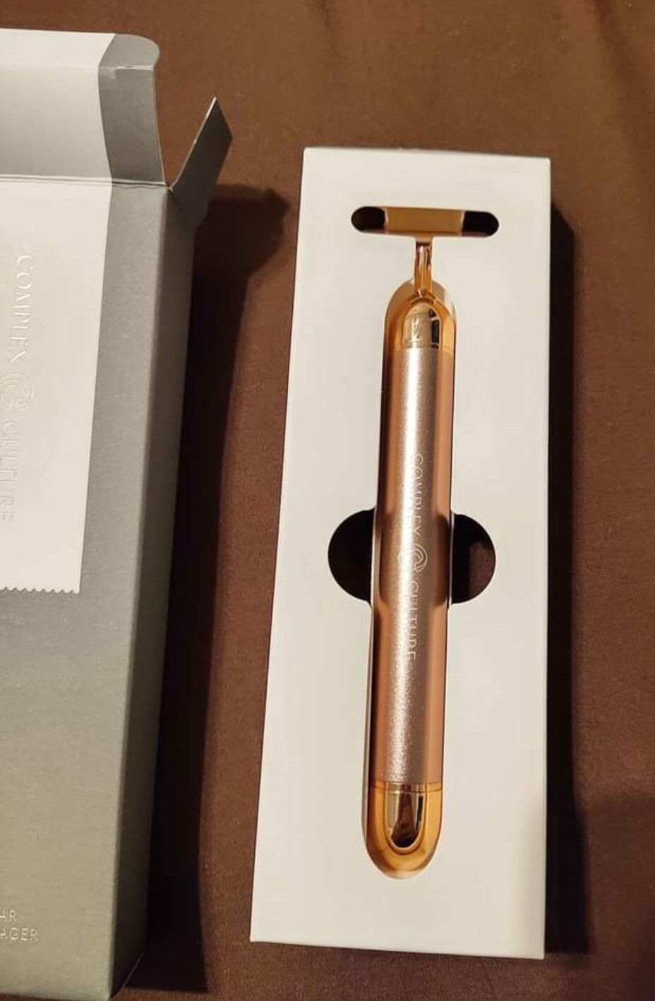 COMPLEX CULTURE Sonic T-Bar Facial Massager New in Box