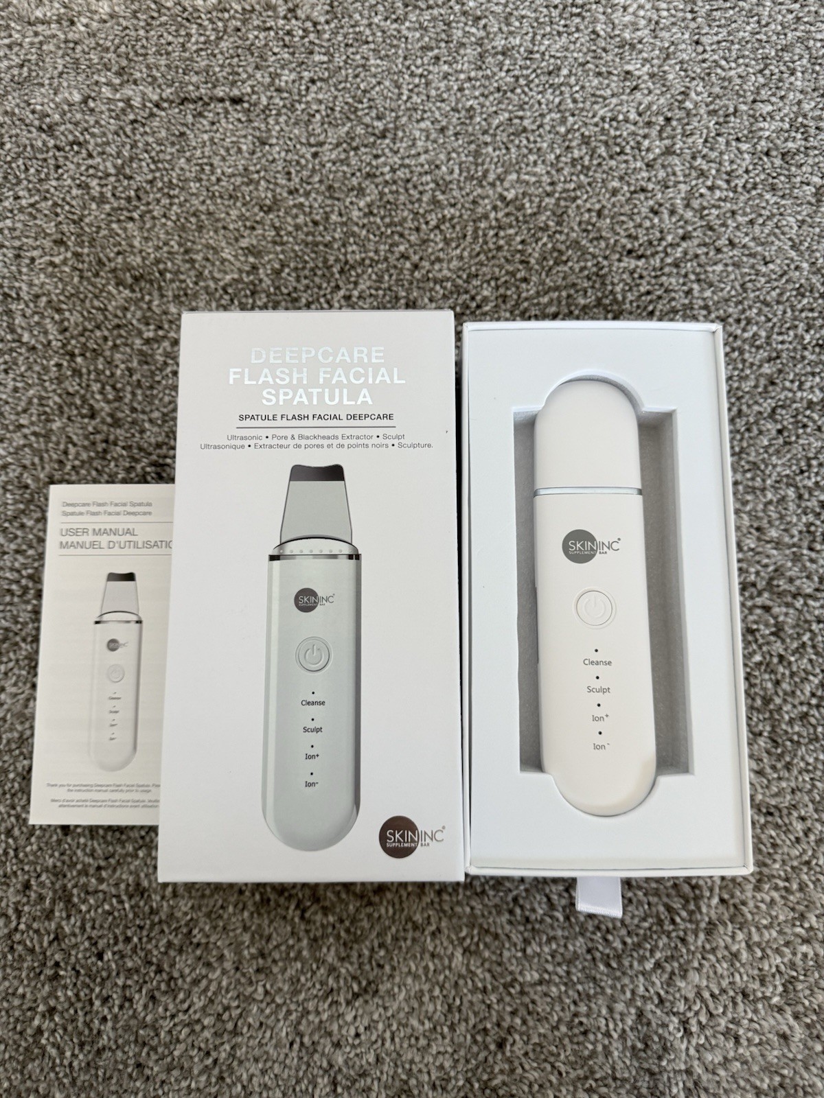 Skin Inc Deepcare Flash Facial Spatula NEW in Box