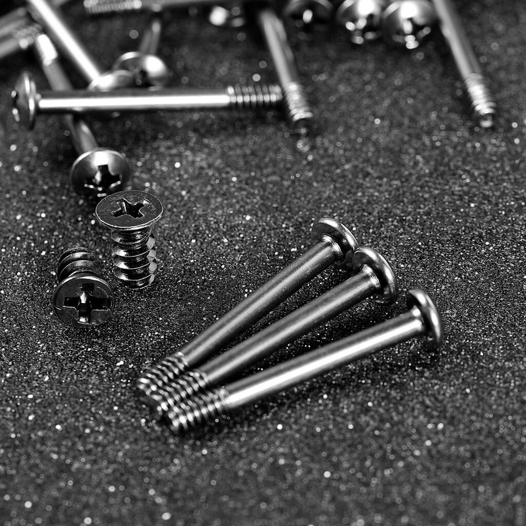 60pcs Computer Cooling Fan Mount Screws Case Fan Long Short Screws Set