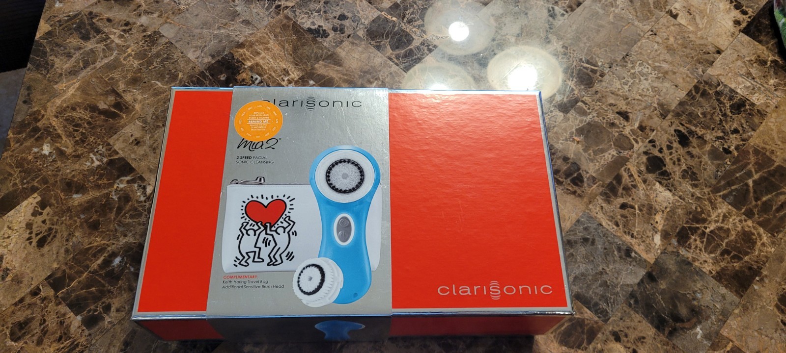 Rare Clarisonic Mia 2 Limited Edition Keith Haring With Travel Bag New open box