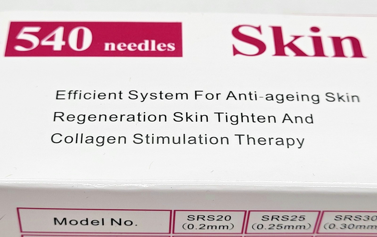SRS 540 1.00mm Microneedle Derma Roller Skin Therapy Skin Roller System SRS100