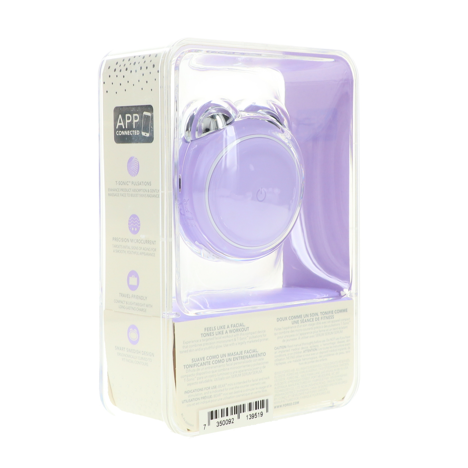 FOREO BEAR MINI Facial Toning Device Lavender