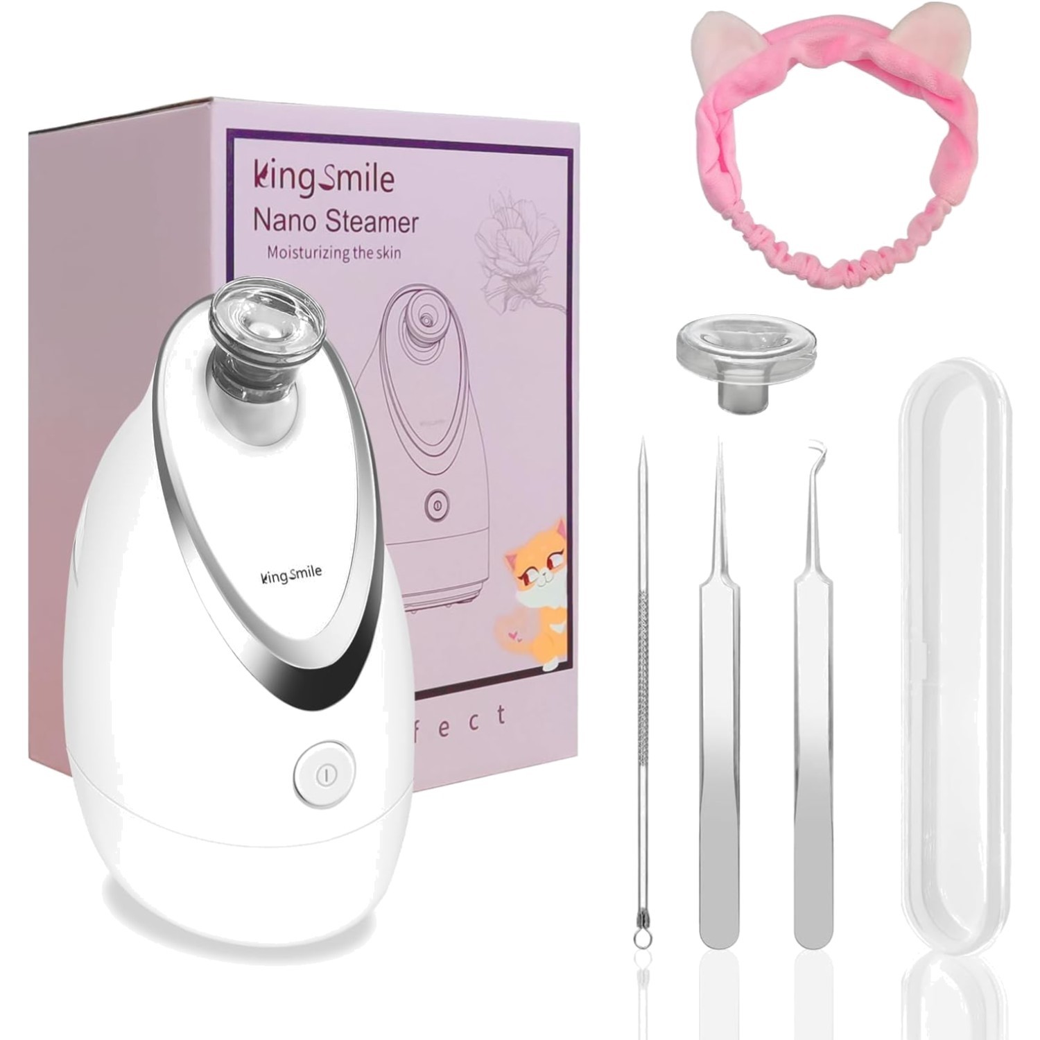 Ionic Facial Steamer with 100ml Capacity & Essential Oil Compatibility