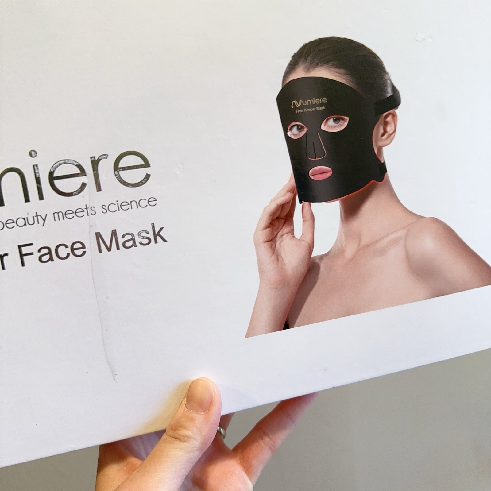 Numiere Time Keeper LED Therapy Face Mask with Red, Blue, & NIR Light Therapies