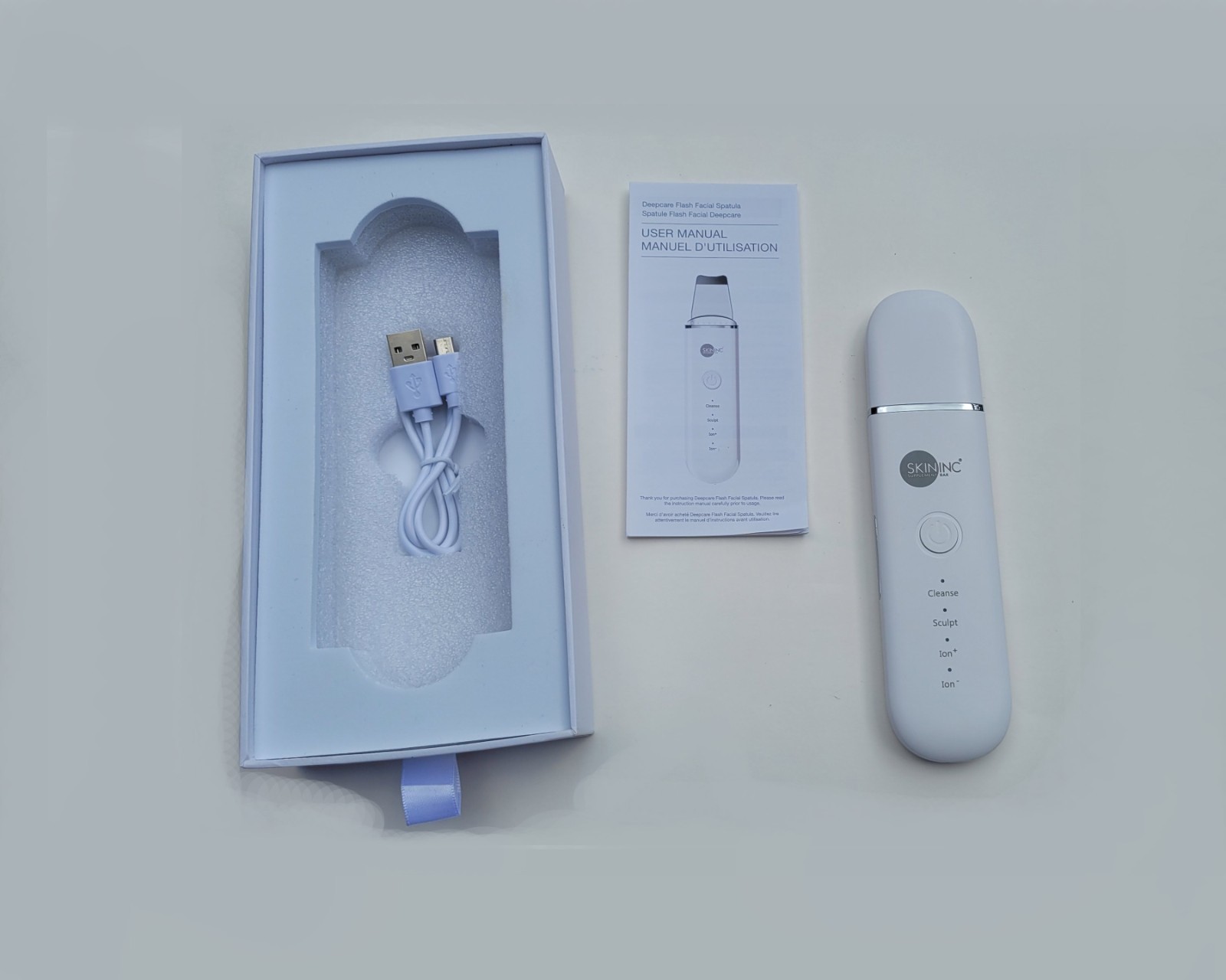 Skininc Deepcare Flash Facial Spatula Ultrasonic Pore & Skin Care Extractor