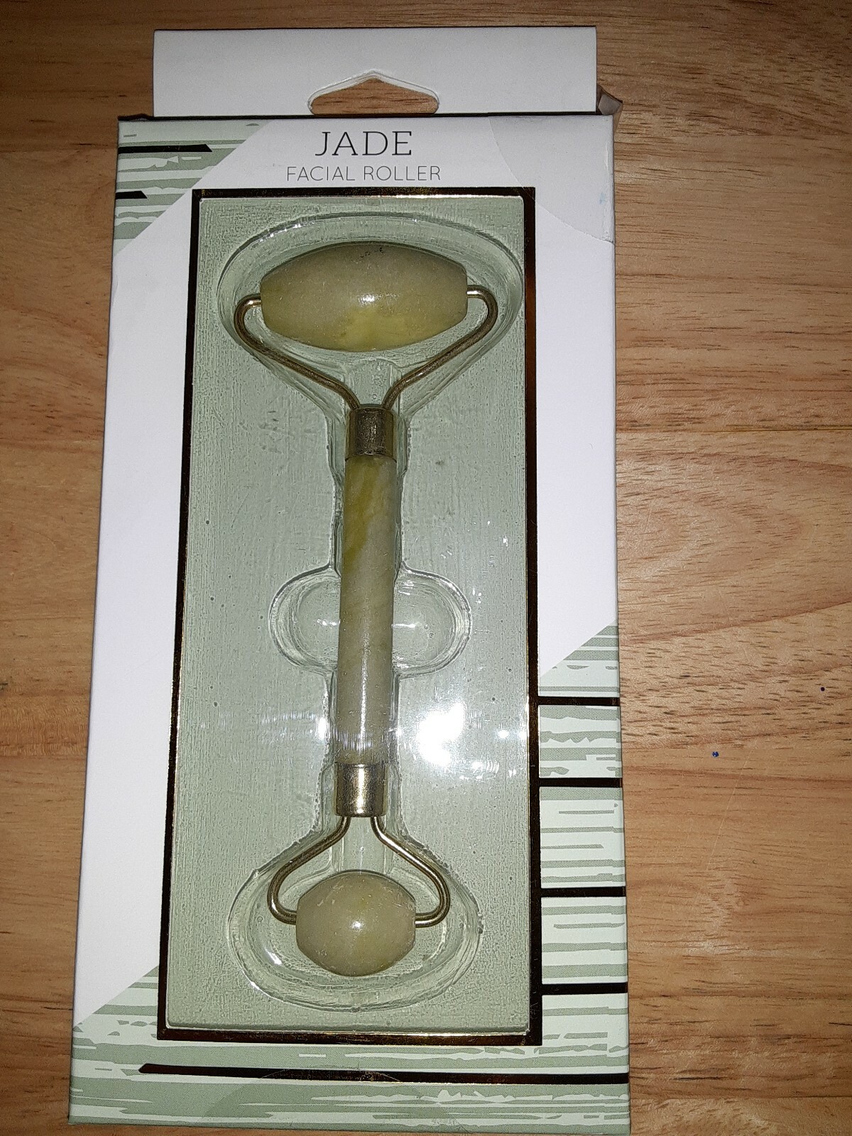 NEW~ TruSpa Luxurious Facial Jade Crystal Face Roller~