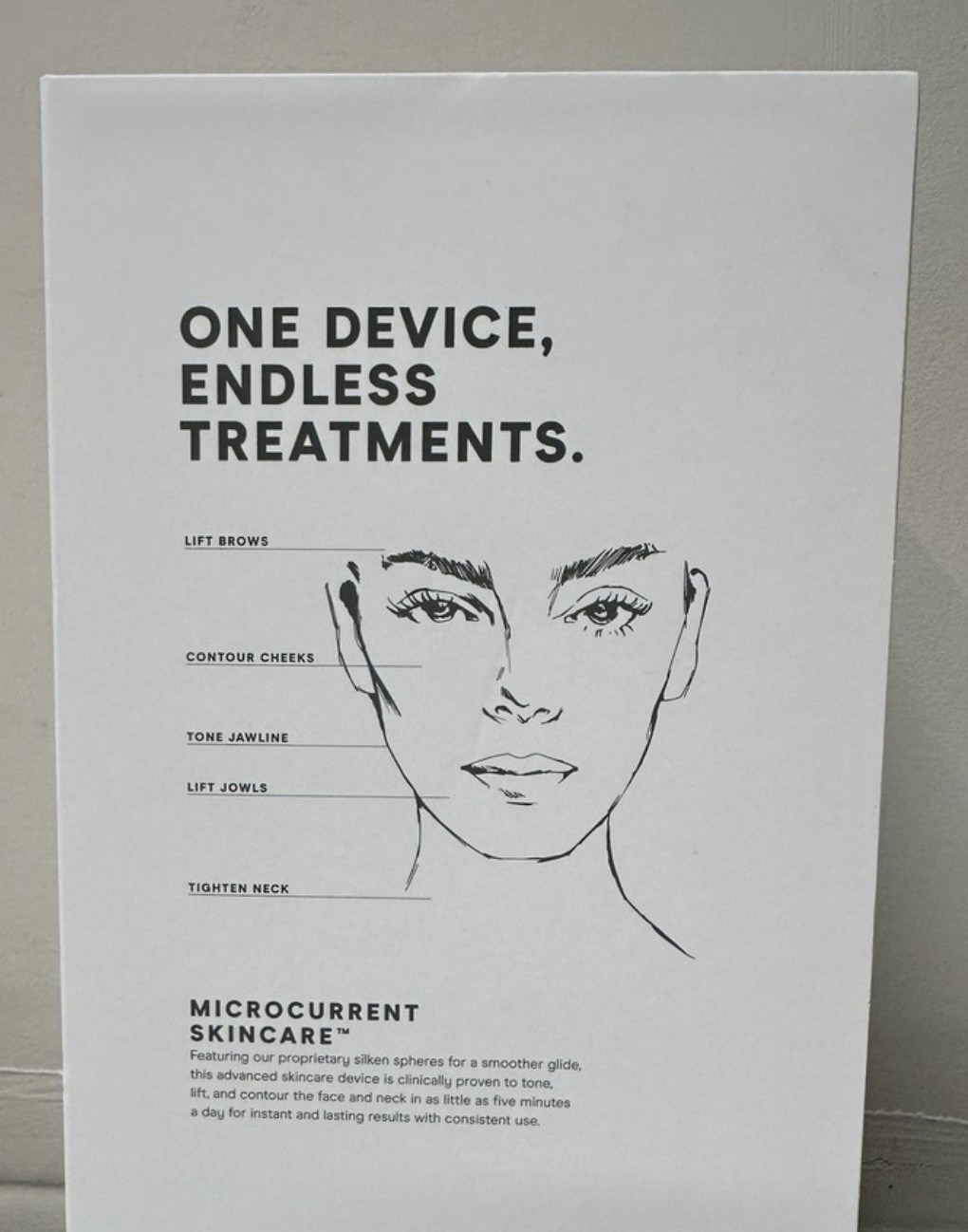 NuFACE Trinity+ Facial Toning Firming Lifting Device Kit w Super Peptide Booster