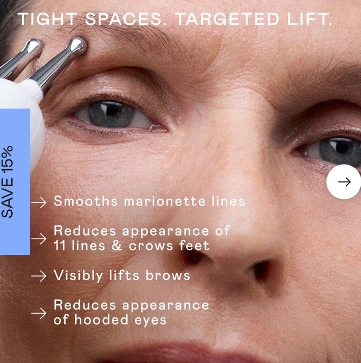 NuFACE® FIX MicroWand Eyes, Lips & Lines Microcurrent Device
