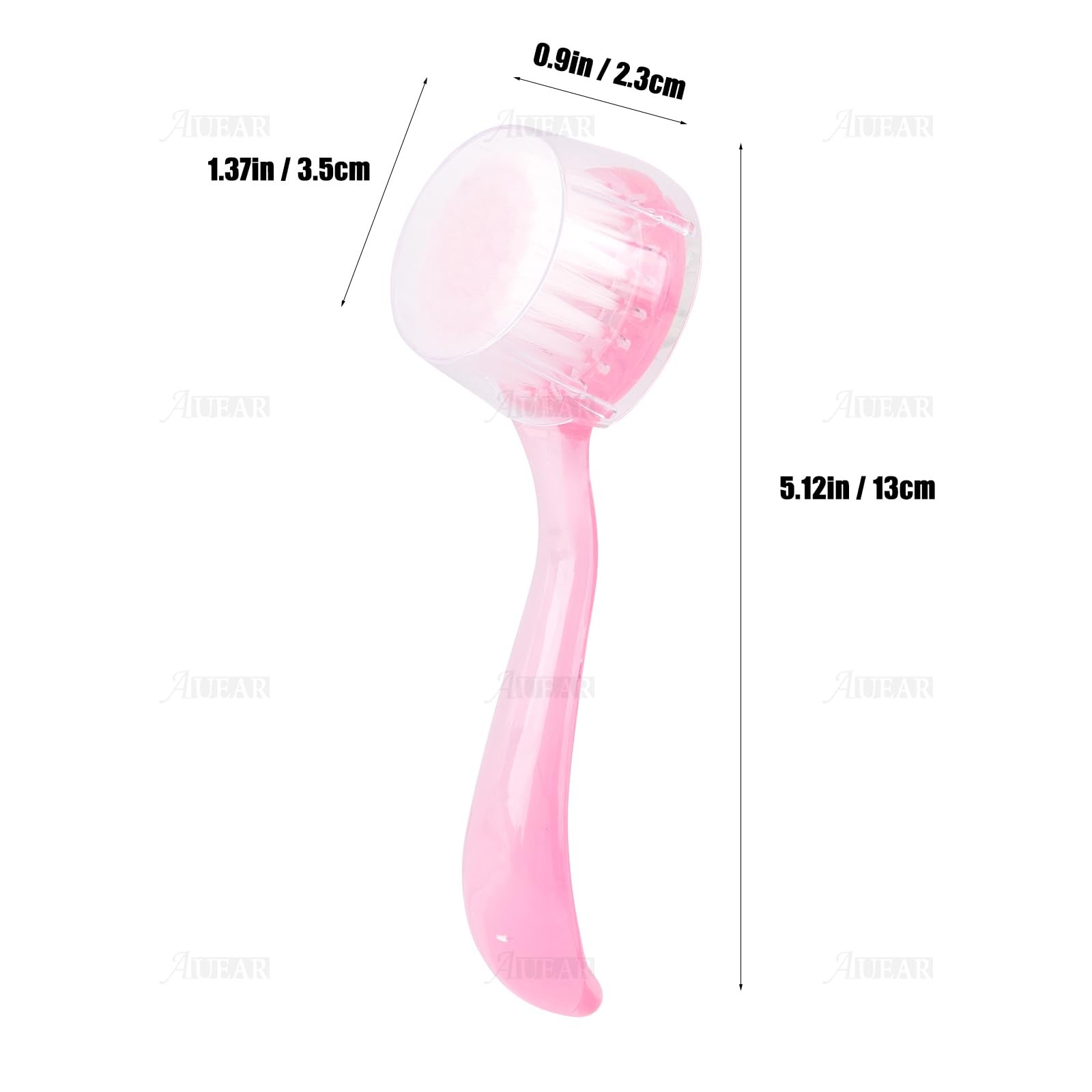 AUEAR, 4 Pack Face Brush for Cleansing and Facial Cleaning Blue, Pink, Purple