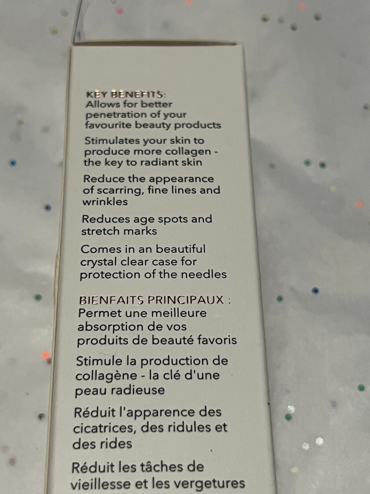 ZOE AYLA Micro Needling Derma Roller 0.5mm NIB Rejuvenate Your Skin * NIB