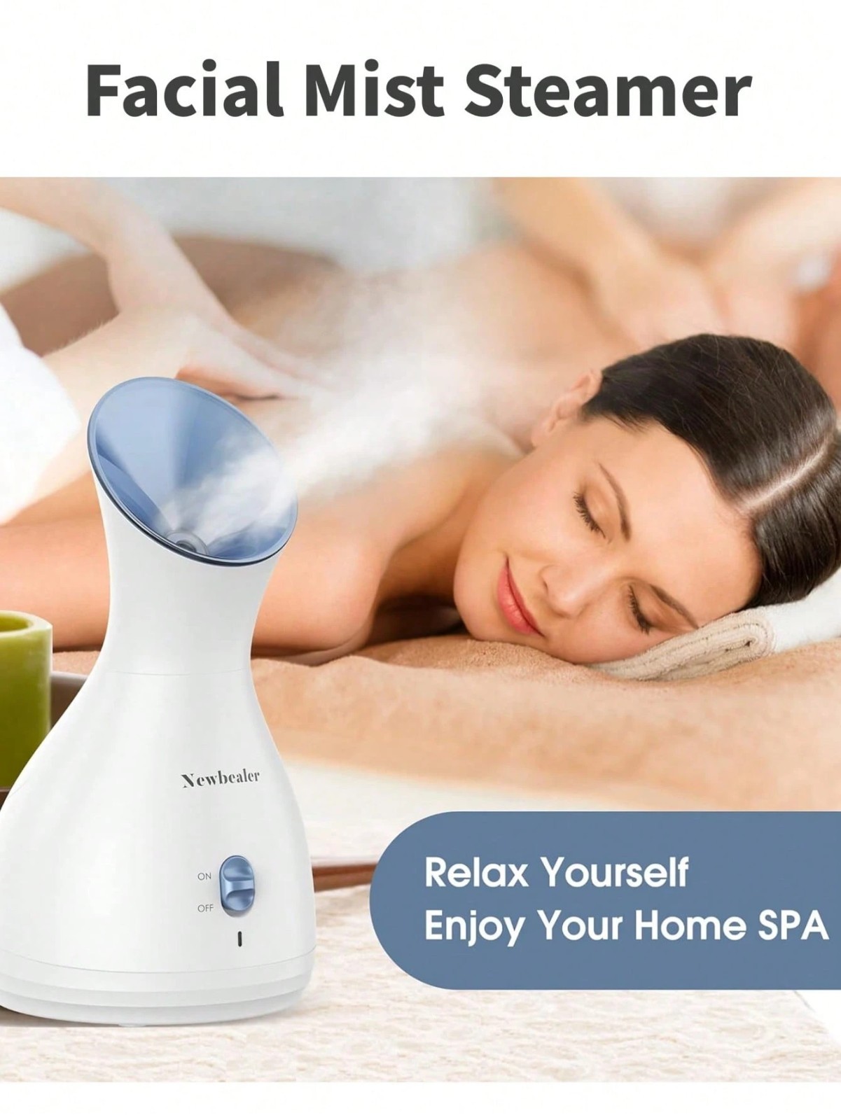 Professional Nano Ionic Face Steamer Deep Pore Cleaning Hot Mist US 110V