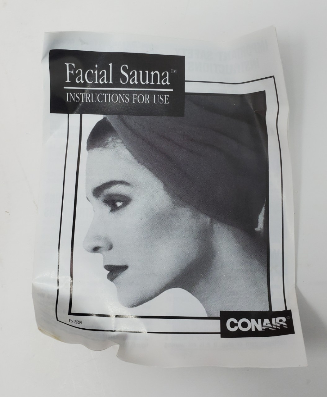 Conair Facial Sauna with Facial Cleansing Mist Model FS2RN NEW OPEN BOX