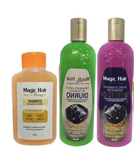Magic Hair Therapy Shampoo Crecimiento, Tratamiento Diurno y Nocturno