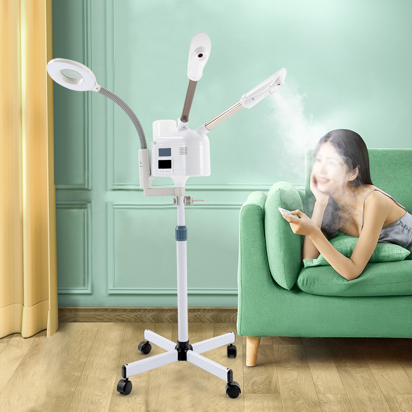 3-In-1 Spa Beauty Sprayer Steamer Face Skin Care Facial Steamer Machine 1000ml