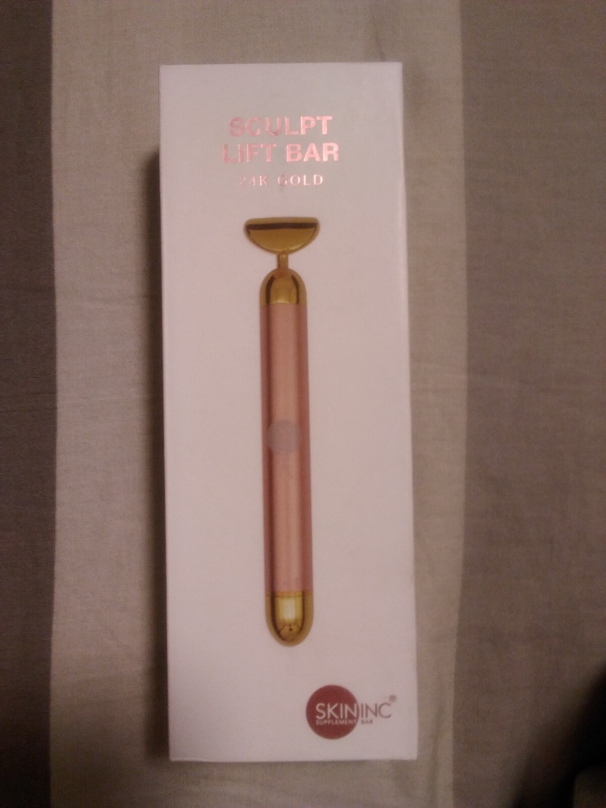 {L1} Skin Inc Sculpt Lift Bar 24K Gold (24K Gold Plated Facial Massager)