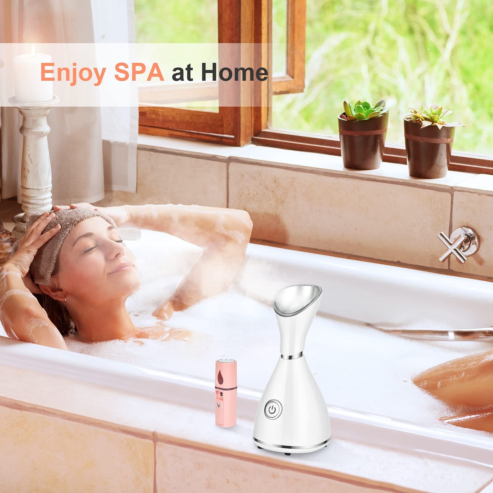 Facial Steamer for Face, Face Steamer for Facial Deep Cleaning, Face Steamer …