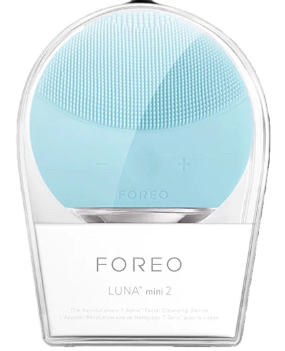 FOREO LUNA mini 2 Hi-tech Facial Cleansing Device for Everyone with Case and Tag