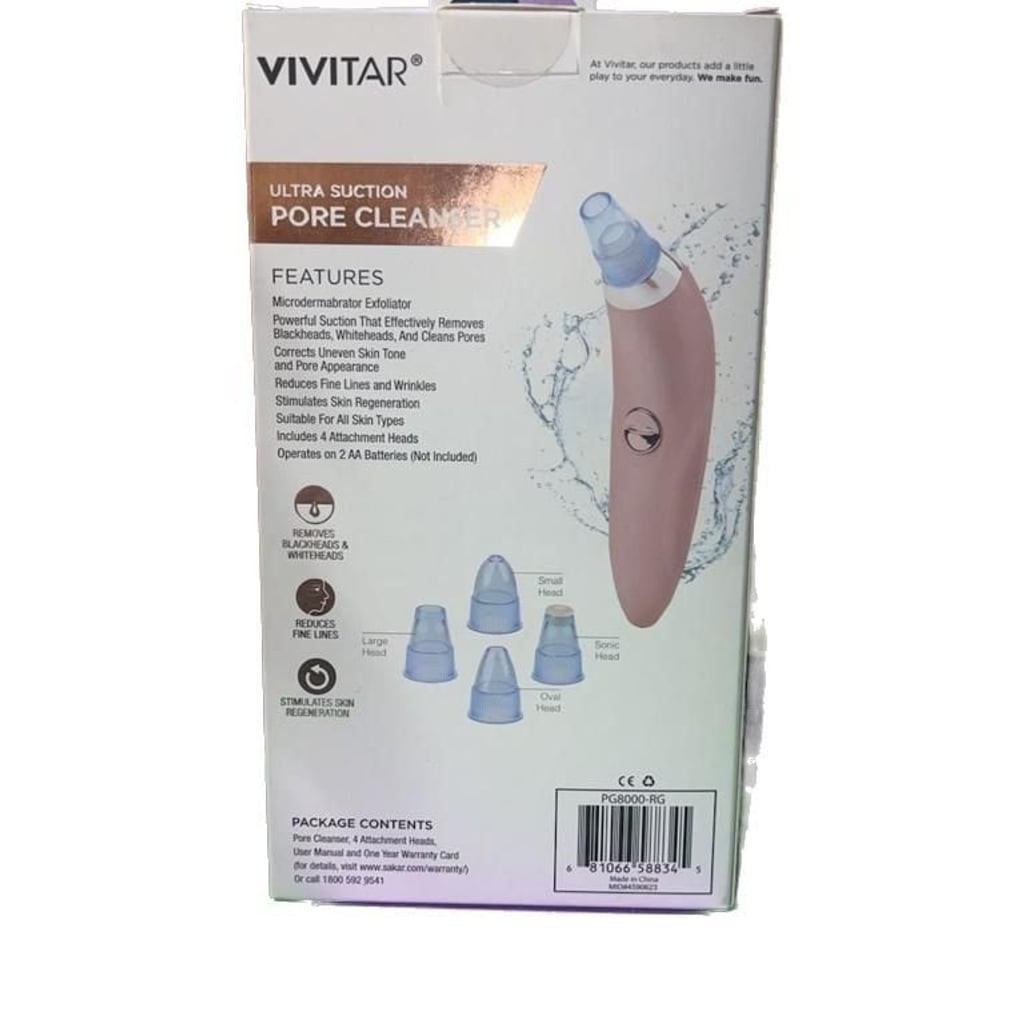 Vivitar Simply Beautiful Metallic Series Ultra Suction Pore Cleanser