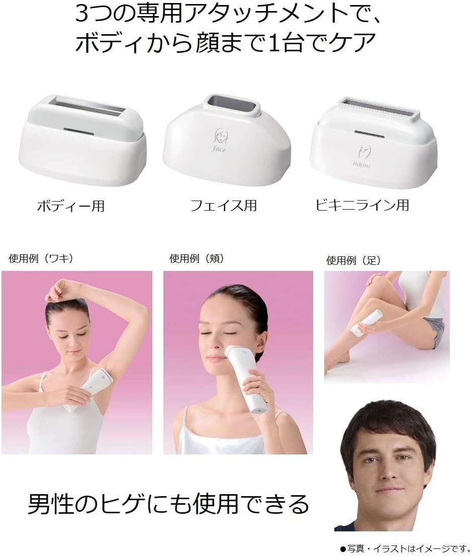 Panasonic Light Beauty Device Light Esthe Body & Face Cordless ES-WH96-S Silver