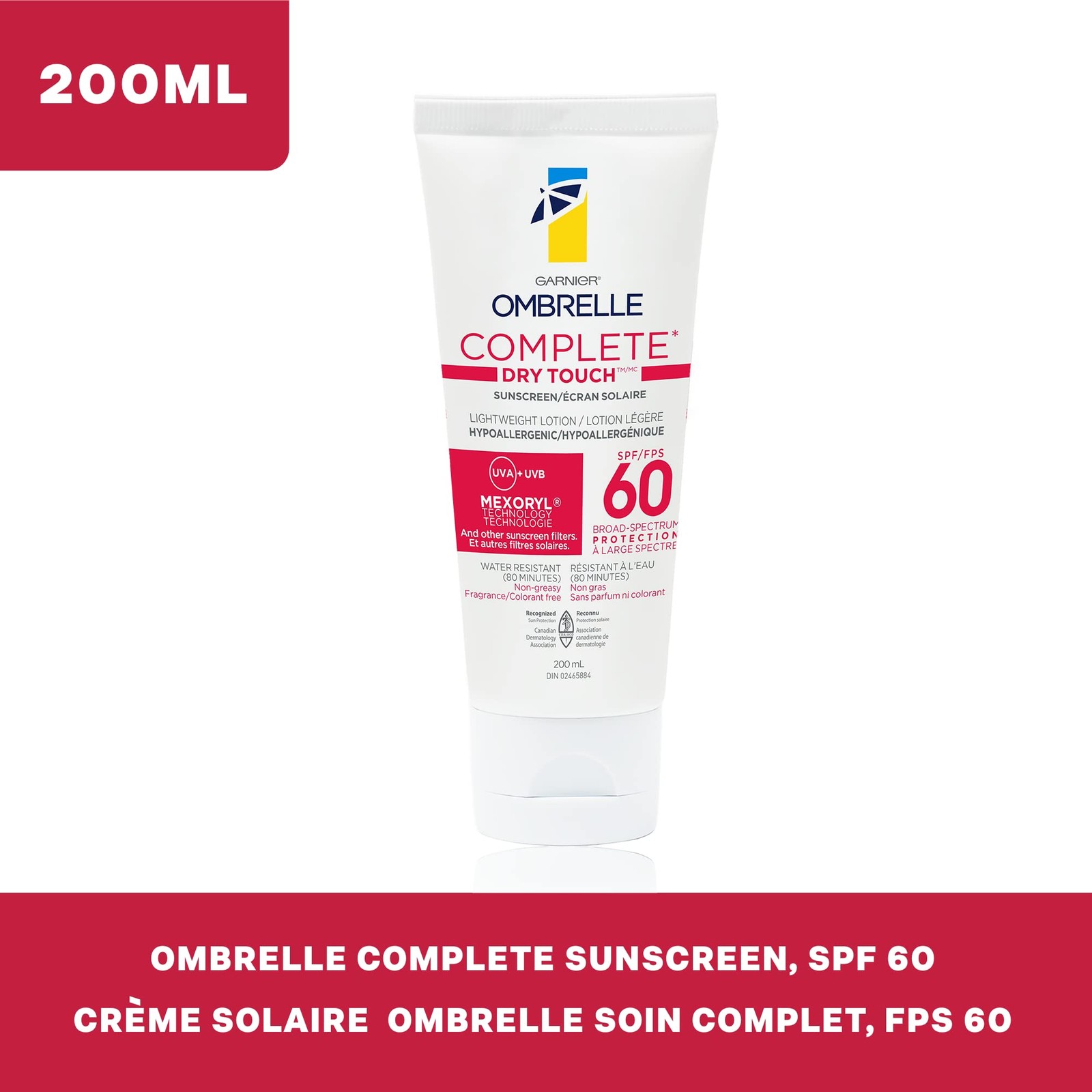 Ombrelle Complete Sensitive Advanced 60 SPF 200 mL 6.8 Fl Oz (Pack of 1)