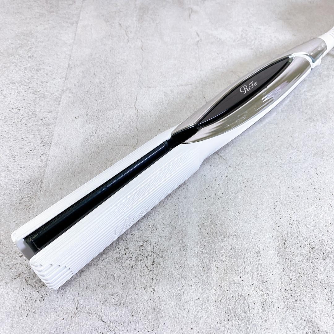 MTG Hairdressing ReFa STRAIGHT Hair IRON RE-AC02A White Used Japan