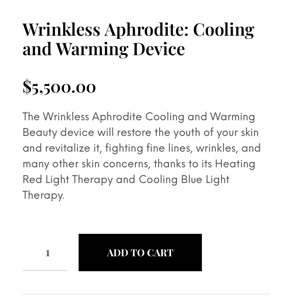 NEW L’Core Wrinkless Aphrodite Cooling
