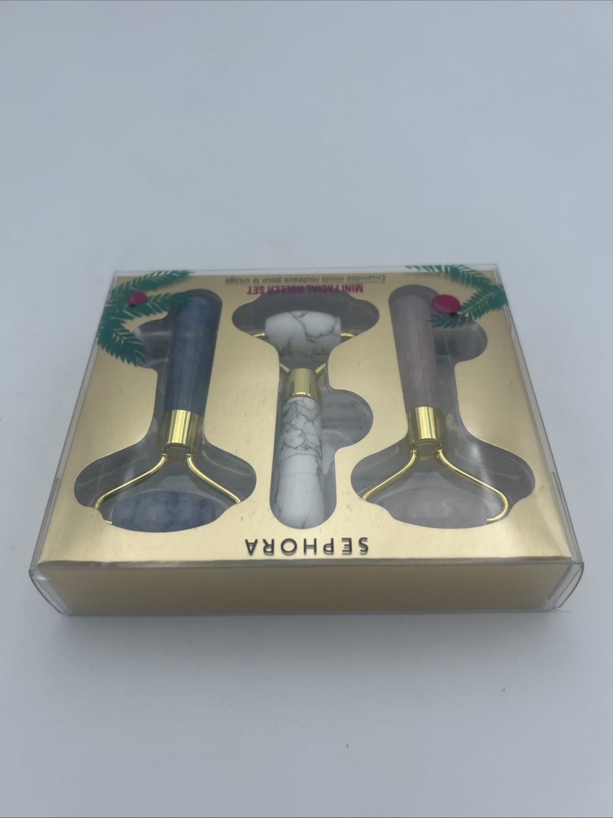 SEPHORA COLLECTION Mini Facial Roller Set 3 piece Limited Ed. NIB!!