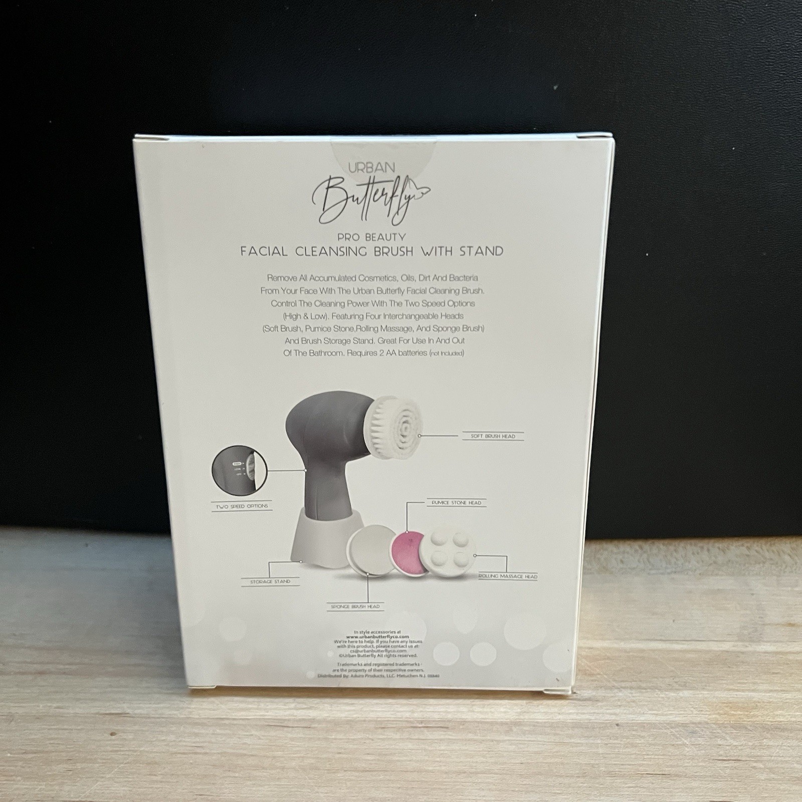 Pro Beauty Facial Cleansing Brush With Stand