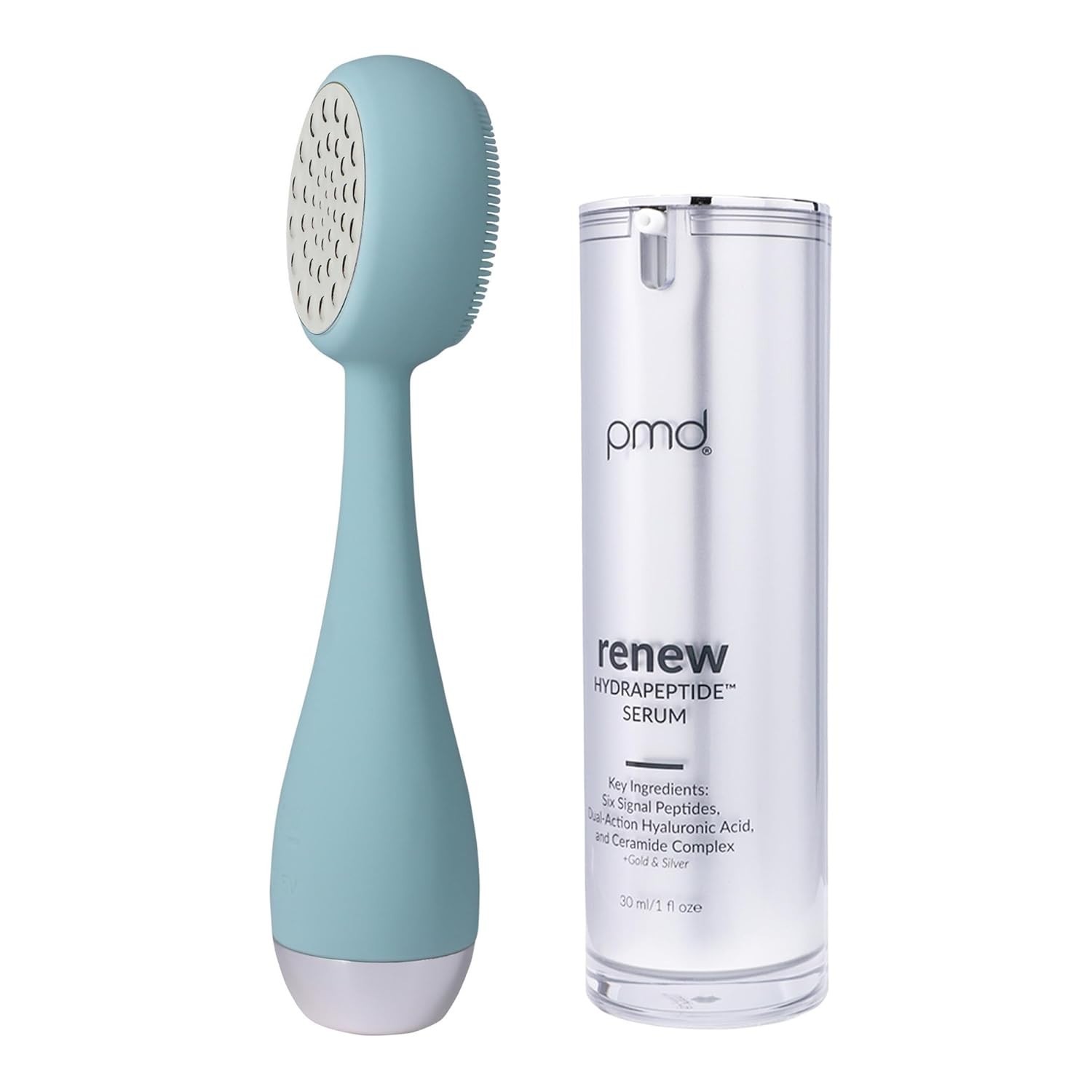 PMD Clean Pro RQ Smart Electric Facial Cleansing Brush With Heat Massager – Pink