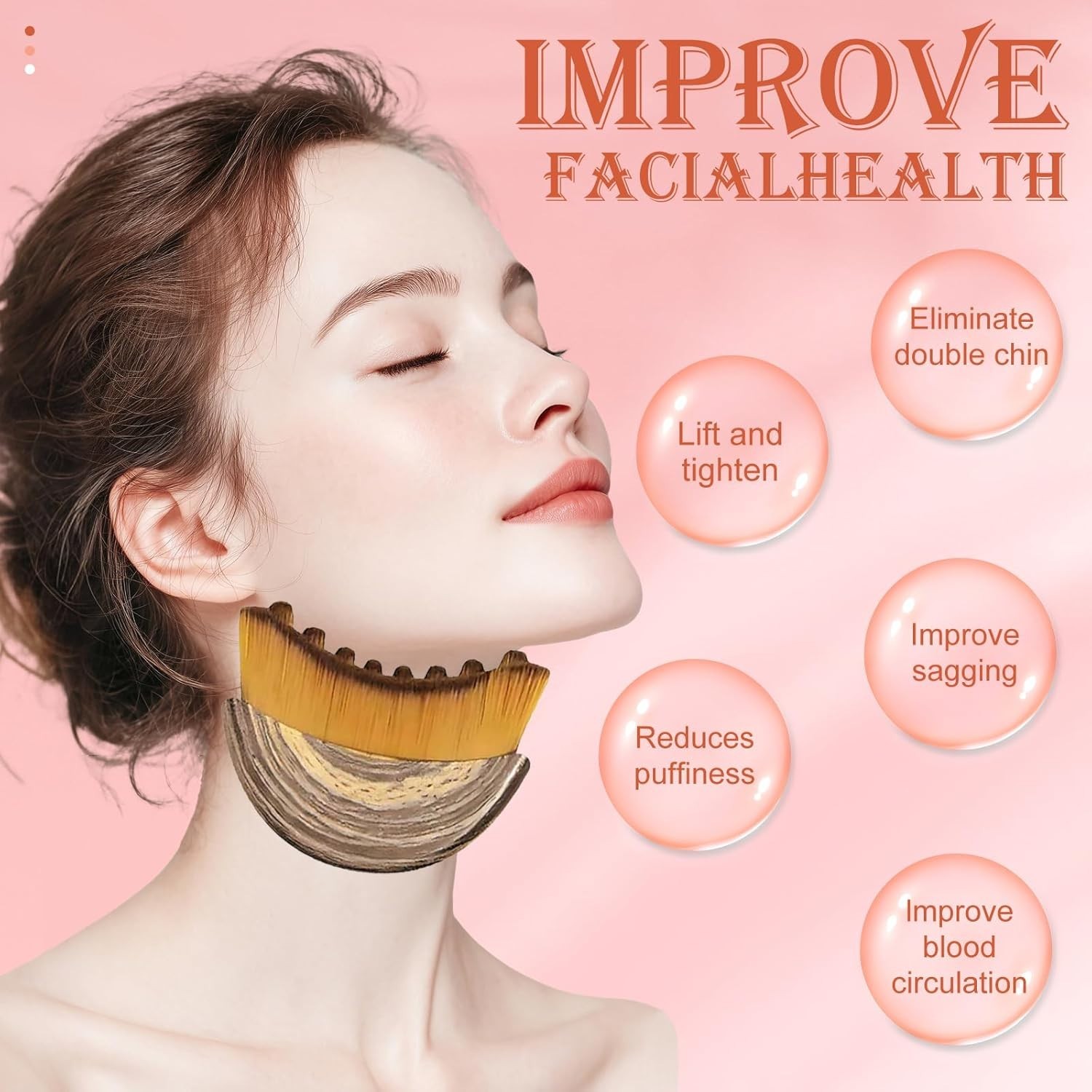 Ultra-Soft 2PCS Lymphatic Drainage Face Brush – Sculpt & Depuff Effectively