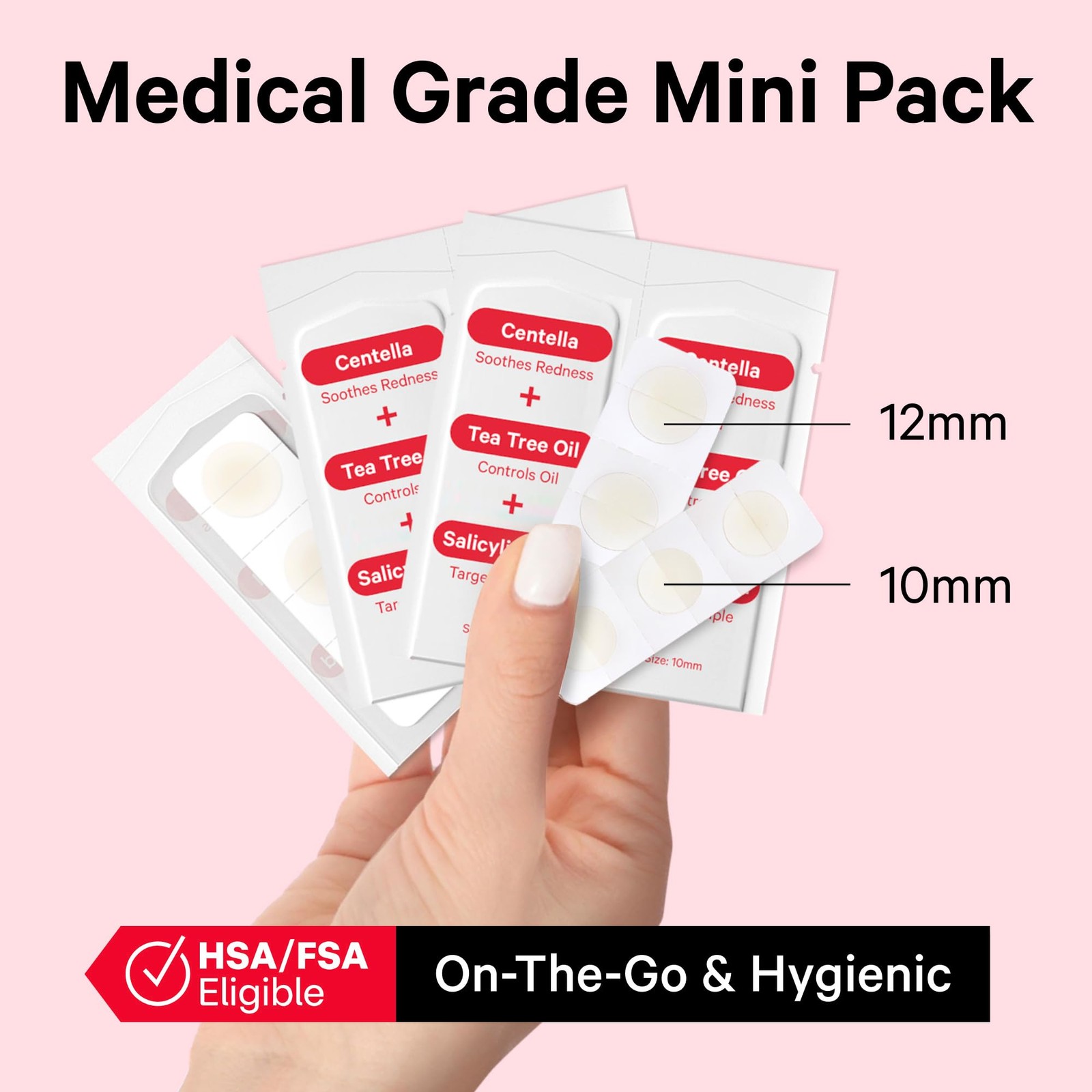 Sosky Pimple Patches for Face, Hydrocolloid Acne with Transparency