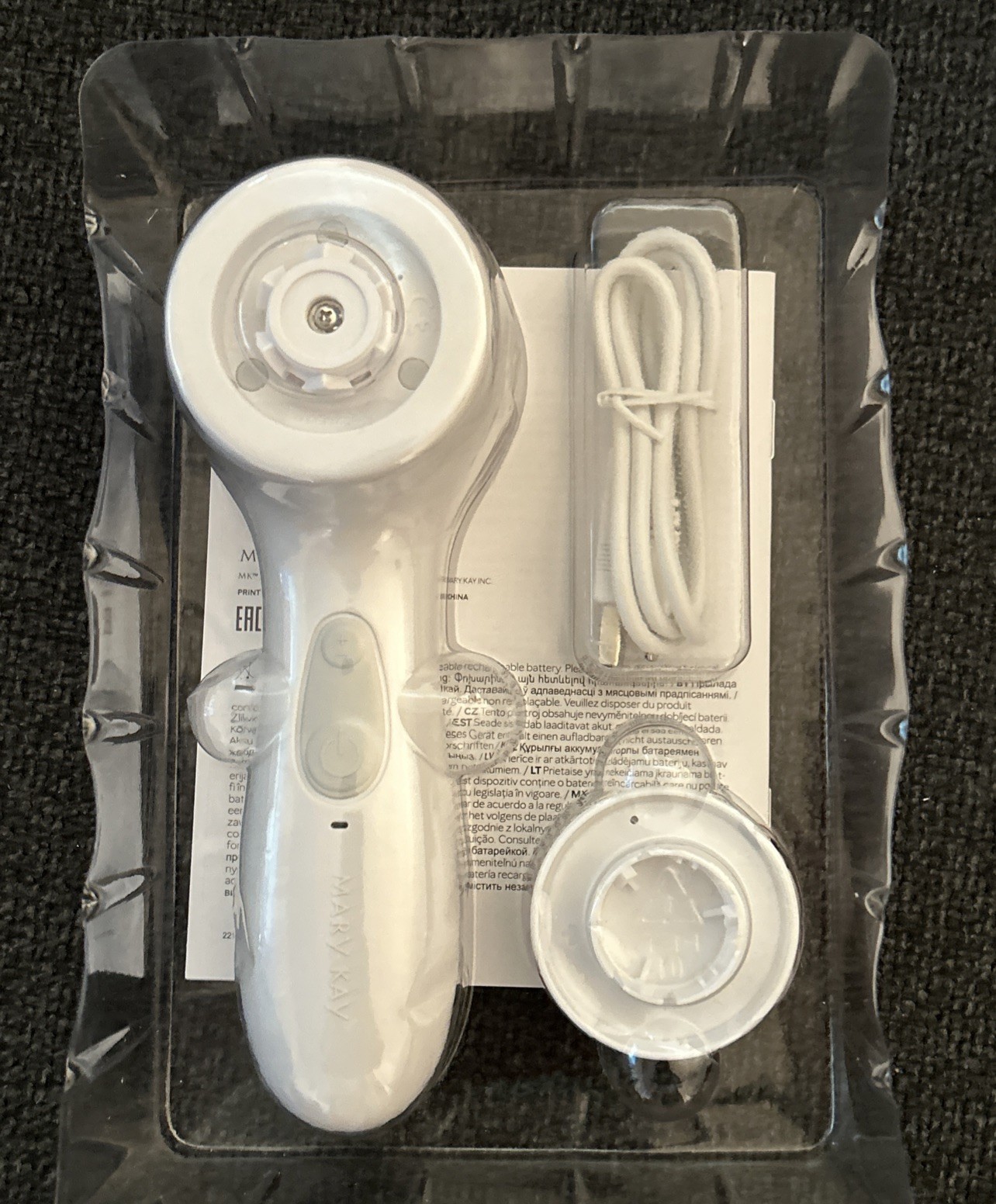 Mary Kay Skinvigorate Sonic Skin Care System Facial Cleansing Brush Damaged Box