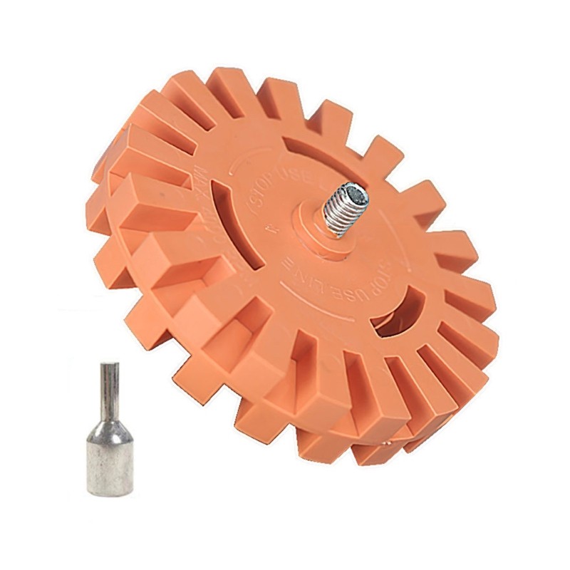 High Performances Rubber Wheel Accessories For Easily Sticker And Glues Removal