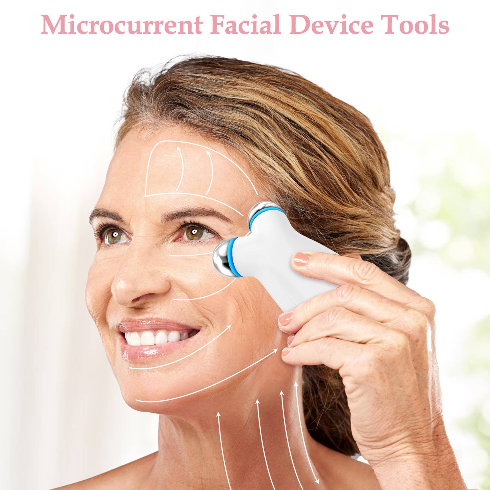 Microcurrent Anti-Aging Facial Device Skin Tightening & Absorption Tool
